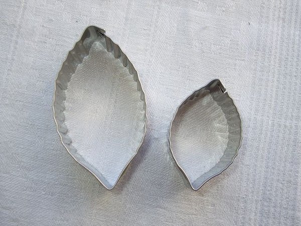 Blatt oval (4,5 cm)