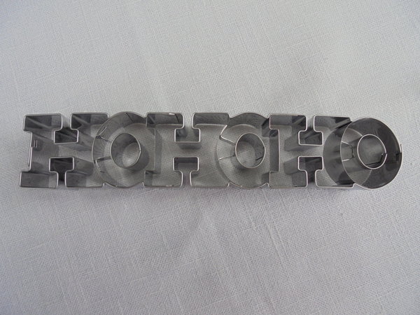 Schriftzug "HoHoHo" 17,5 cm
