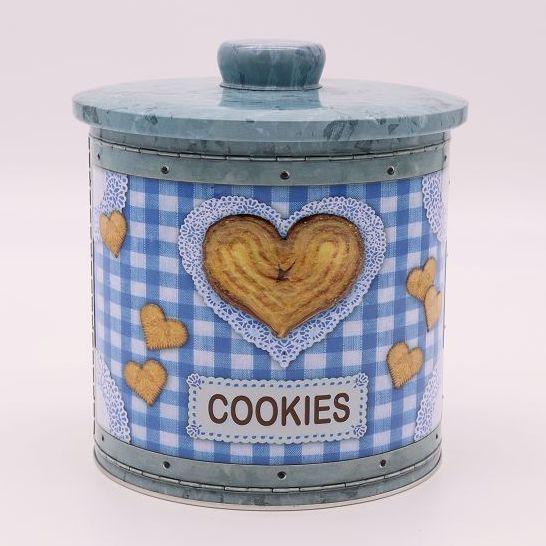 Gebäckdose Rund Biscuits/Cookies
